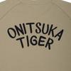 ONITSUKA TIGER Sweat Top Round Neck Embroidered Comfortable Simple Long Sleeve Pullover Sweatshirt Unisex Tops Light-Brown 2183B537-250