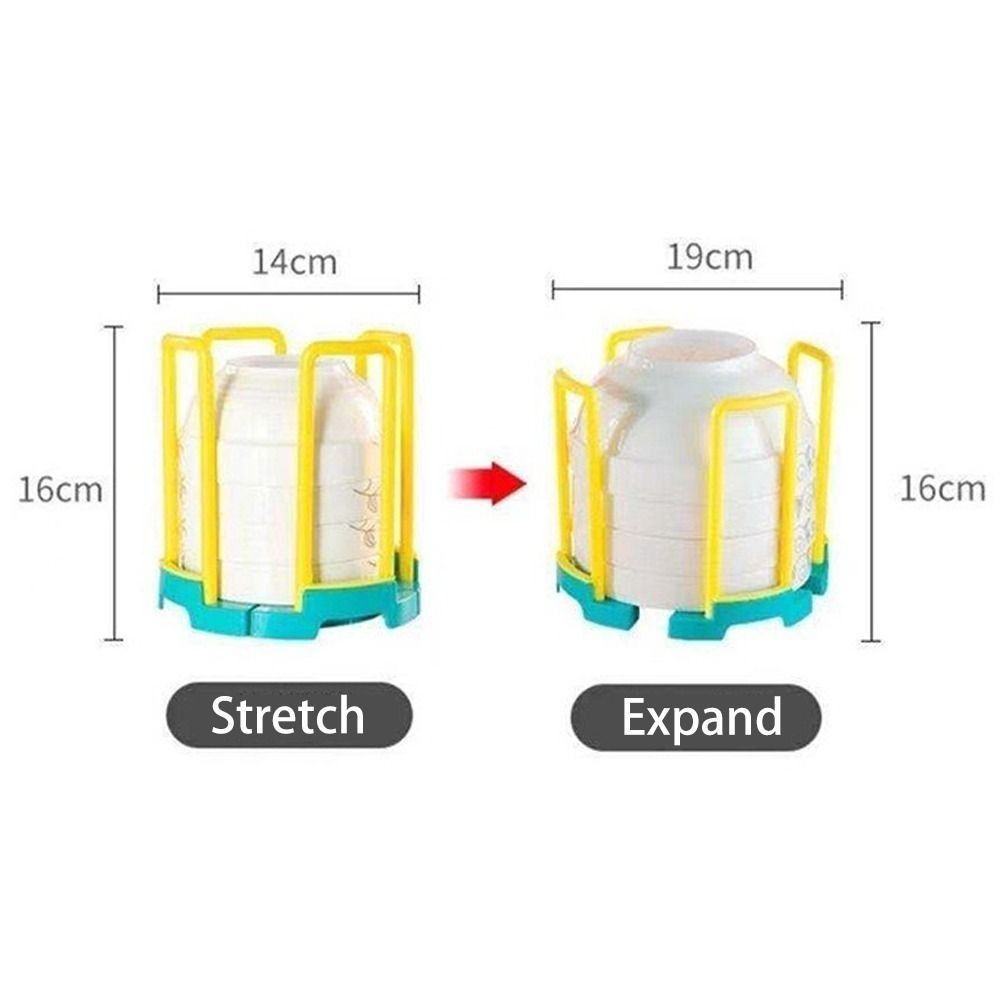 Drain Bowl Holder Retractable Water Cup Durable Cabinet Dishes Storage Rack  Kitchen Organizer