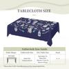 Tools Of The Trade SPACE BLUE Anesthesia Rectangular Tablecloth Oilproof Table Cover for Festival Party Decorations Table Cloth