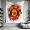 Man Utd L Wall Hanging Printed Fabric Blanket Decorative Tapestries for Bedroom Living Room Home Decor