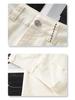 2025 Women's High-Waisted Yellow Wide-Leg Jeans: Slimming, Straight-Leg, Floor-Length, Spring Collection