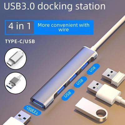 USB 3.0 Multi-Interface-Splitter-Adapter für Laptops mit Typ-C-Anschluss