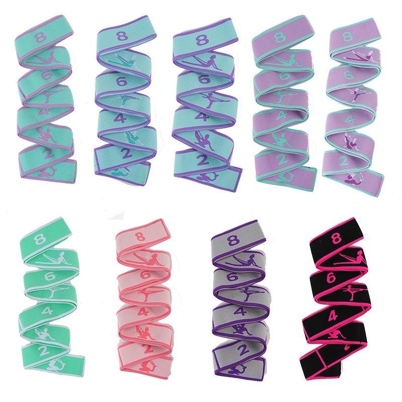 Yoga Resistance Band for Kids and Adults - Stretch, Dance, Fitness Trainer