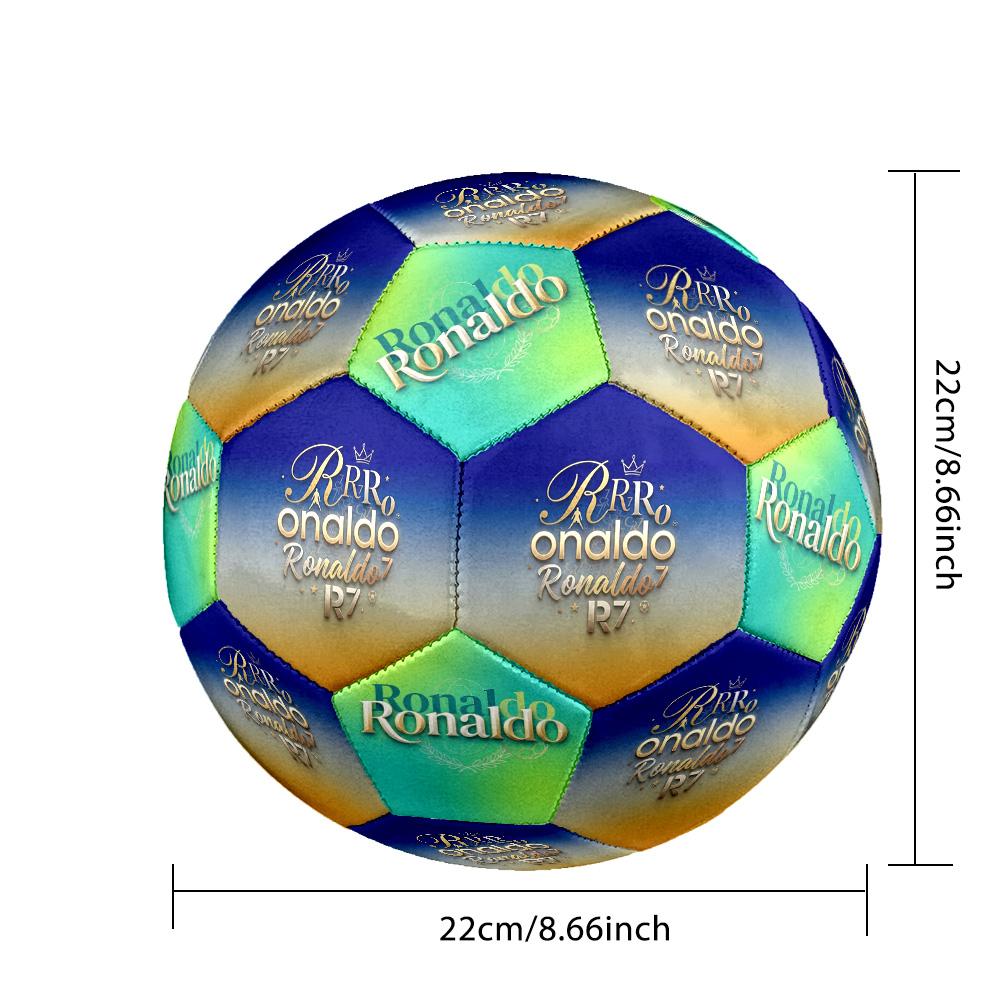 Ronaldo's Phenomenon: Football Legend Size 5 Soccer Football Machine Sewn Indoor/Outdoor Training and Matches Unique Gift for Soccer Lovers