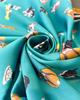 New Dog Print Designer Spring Summer 70cm Square Women Scarf Silk Satin Scarves Shawl Headband Hijab Bandana Wrap Bufanda