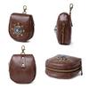 Portable Medieval Coin Bag PU Leather Belt Pouches Retro Waist Pack for Renaissance Halloween and Costume Parties