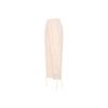 Elastic Waist Straight Leg Casual Pants With Drawstring And Side Pockets Women Bottoms Sand-White DM6571-126