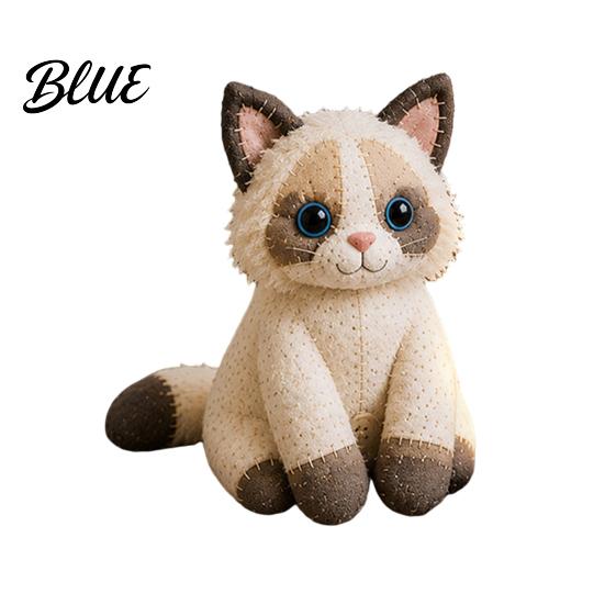 Kit de Costura con Adorno 3D Kit DIY Patchwork Gato Relleno de Algodón Crea Adorable Animal Lindo