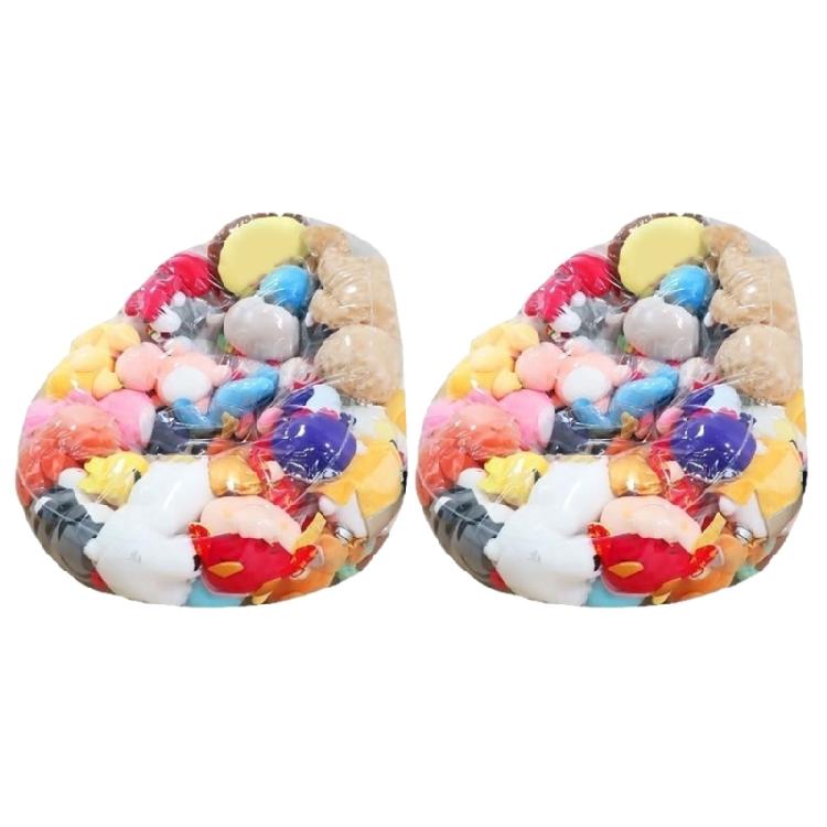 User Friendly PVC Clear Oversized Storage Sacks Holds 100 Plus Plush Toy And Transforms Into Supportive Bean Bag Chair