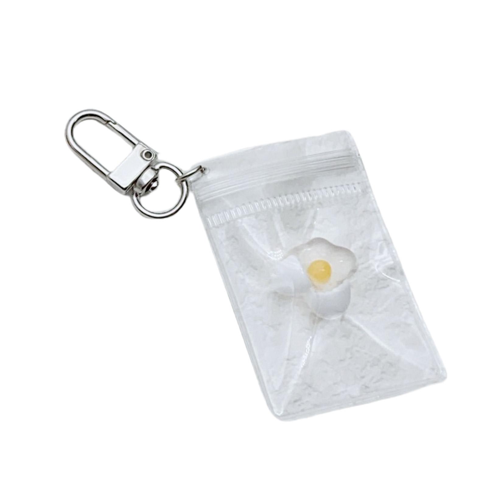 

Модный прозрачный брелок в виде фруктовой сумки, игривый прозрачный шарм в виде фруктовой сумки, элегантный брелок, кольца для ключей для сумки для персонализации 7