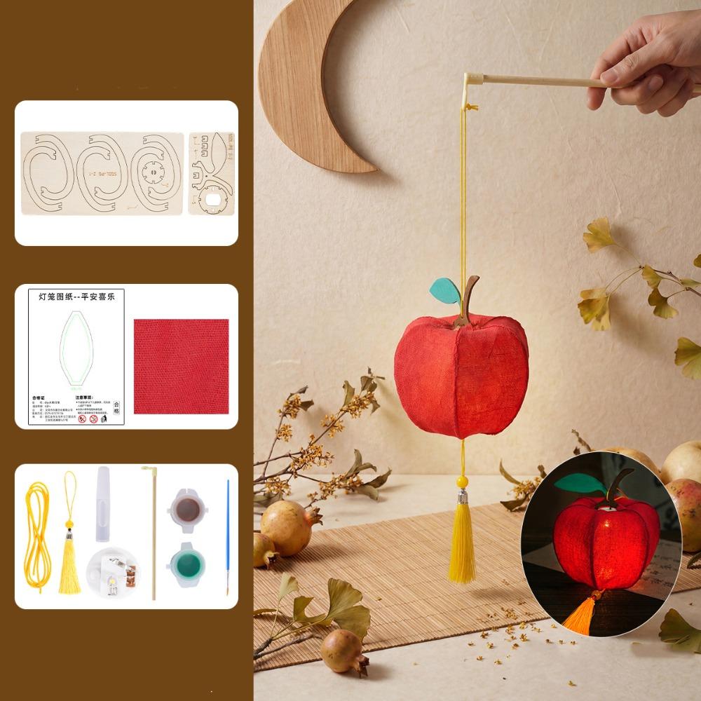 Pear Shape Small Persimmon Lantern Handheld Rabbit Handheld Lantern  Children Gifts Style 3