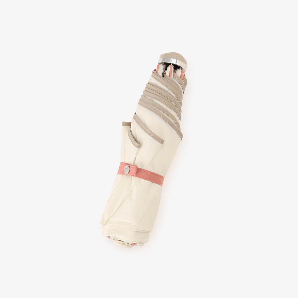 Tea Afternoon Tea LIVING Folding Umbrella HT70 Bicolor Edge Folding Umbrella Rain Umbrella White [Afternoon LIVING]