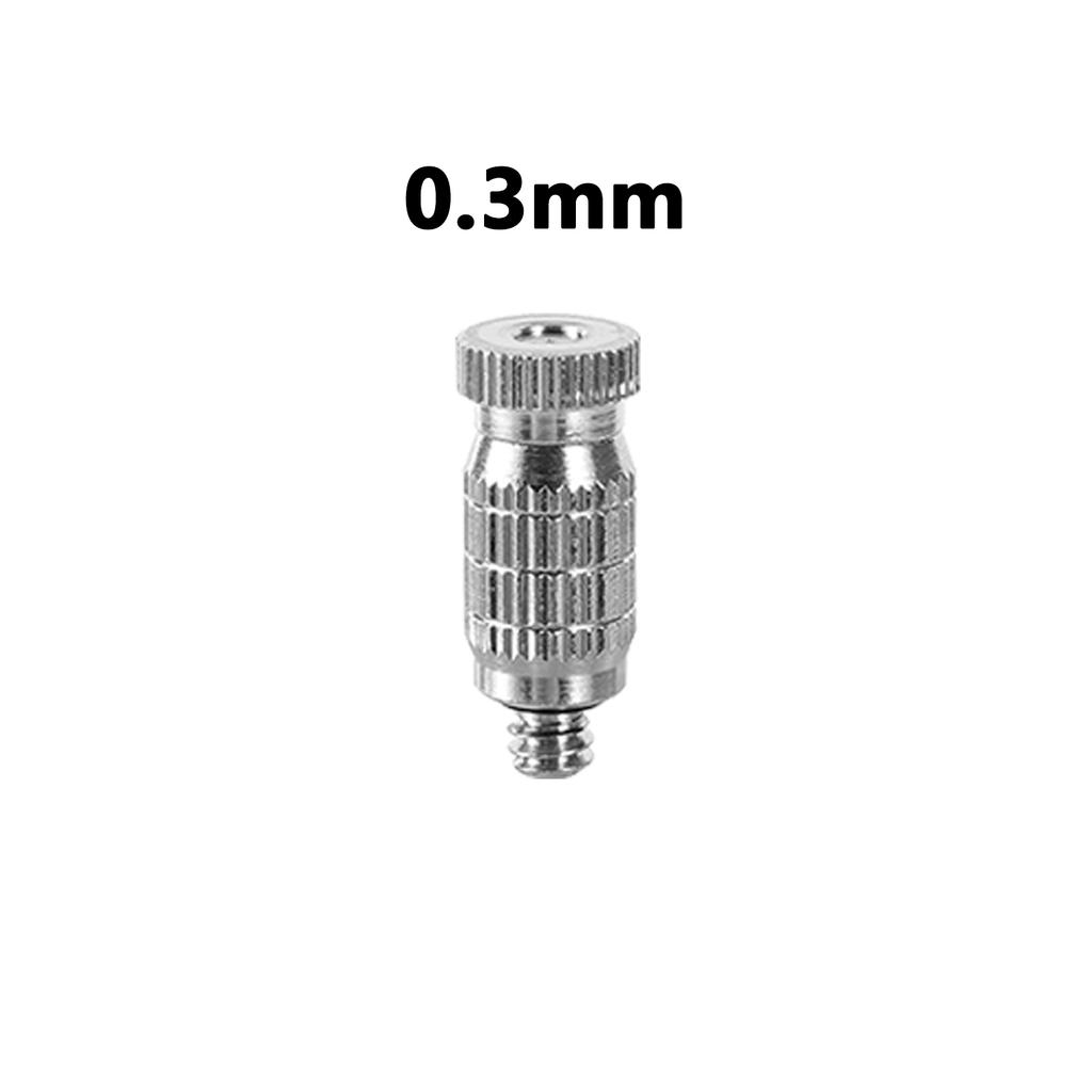 High Pressure Anti Drip Atomizing Nozzle Anti Drip Fog Sprayer Misting Nozzle Cooling Humidify Sprinkler 3/16" Thread 0.1~0.5mm