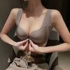 Reggiseni da Donna alla Moda con Spalline Incrociate sulla Schiena Push-Up Senza Schiena Reggiseni Femminili Lingerie con Chiusura Frontale