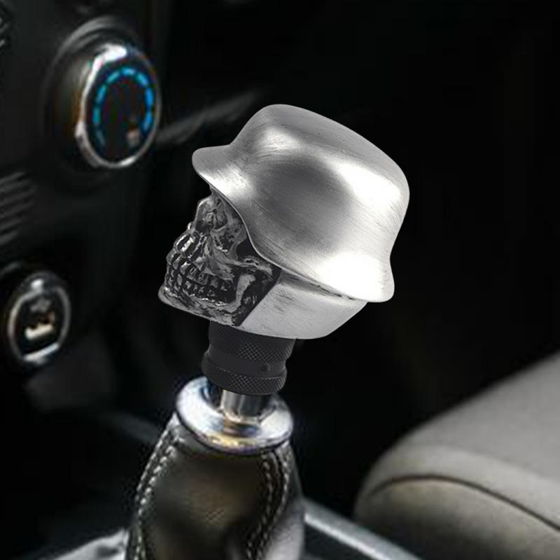 Auto Gear Shift Knob Decor Unique Skull Resin Vehicle Gear Stick Car Shift Lever Cover Car Interior Decoration Accessories