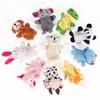 10 Stück/Set Fingerpuppen Mini-Tiere Pädagogische Hand Cartoon Tier Plüschpuppe Fingerpuppen Spielzeug Für Kinder Geschenke