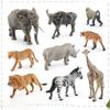 South Africa Wildlife Pvc Figurines With Detailed Zebra Lion Animal Replicas For Home Decor