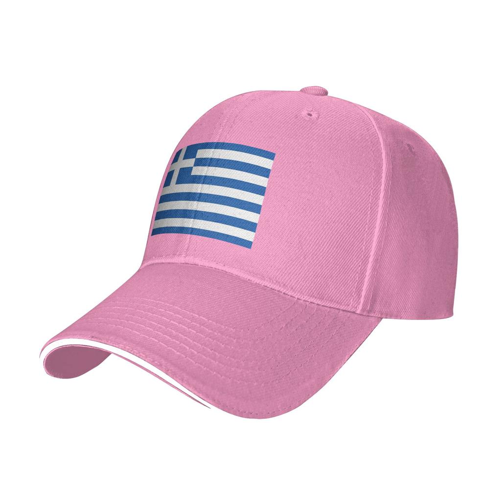 Flag of Greece Cap Casual Baseball Caps Adjustable Hat Hip Hop Summer Unisex Baseball Hats Customizable