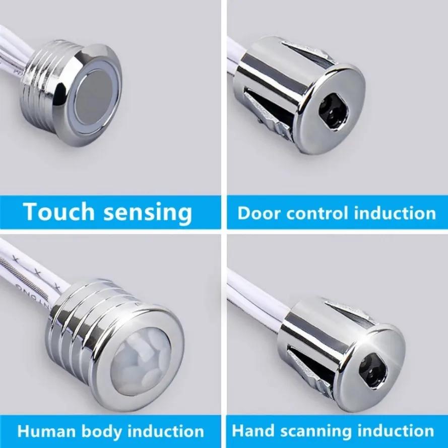 

Touch sensor switch Hand Sweep Switch 5A 12V-24V PIR Motion Sensor Hand Wave Scan Smart LED Closet Cabinet light/Wardrobe lamp