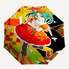 1pc Outdoor Umbrella with Anime Character Design - Automatic Opening/Closing, Portable 3-Fold Design, 8-Bone Iron Frame - Perfect for Fans, Trave