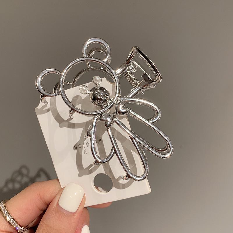 High-End Large Metal Claw Hair Clip for Women - Elegant Updo Accessory