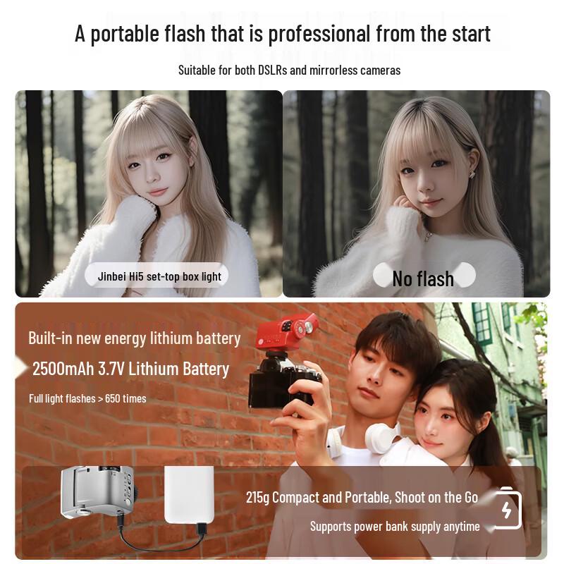JINBEI Hi-5 Vintage Hot Shoe Flash