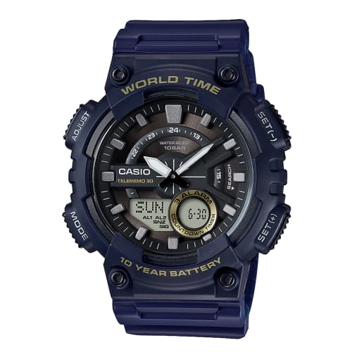Casio Watch Casio Collection AEQ-110W-2AJH Men's Black