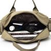 Men's Briefcase Canvas Large Capacity Men's Business Handbag Fashionable Shoulder Big Bag Casual Crossbody Bag Travel Handbag