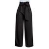 Womens Ladies Palazzo Wide Leg Trousers High Waist  Loose Culottes Pants