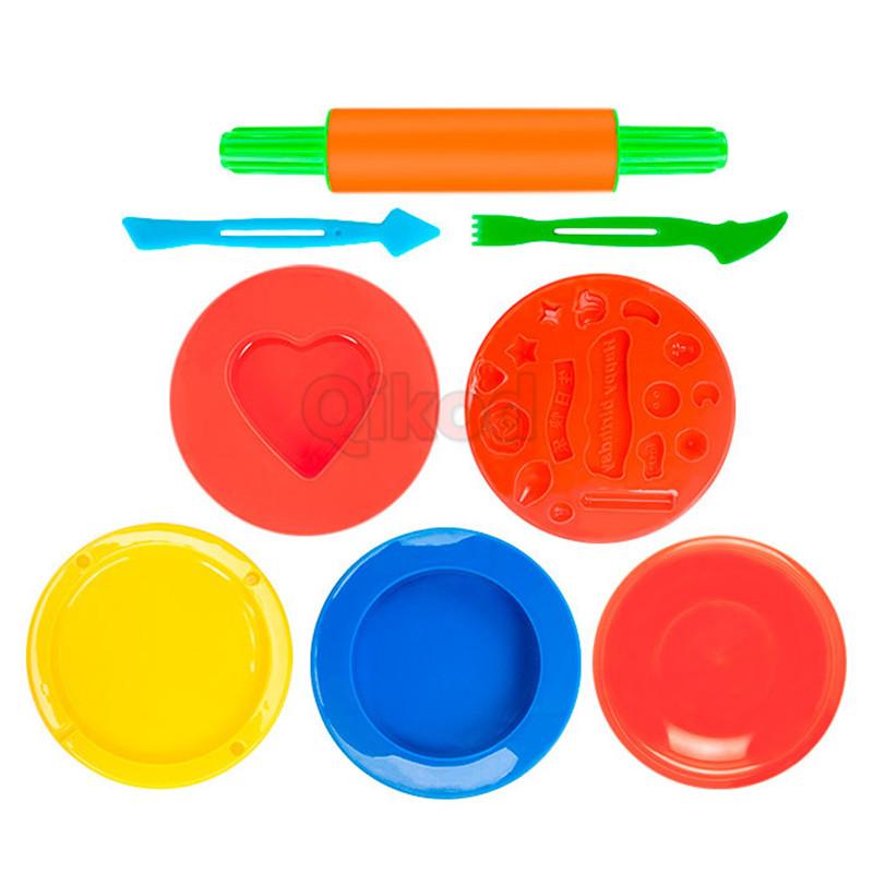 New Educational Plasticine Mold Modeling Clay Kit Slime  For Child Plastic Play Dough Tools Sets DIY Kid Cutters