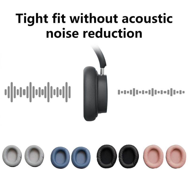 Replacement Earpads Soft Sponge Ear Pad Comfortable Earmuffs for ATH-SR30BT Headphones Repair Accessory