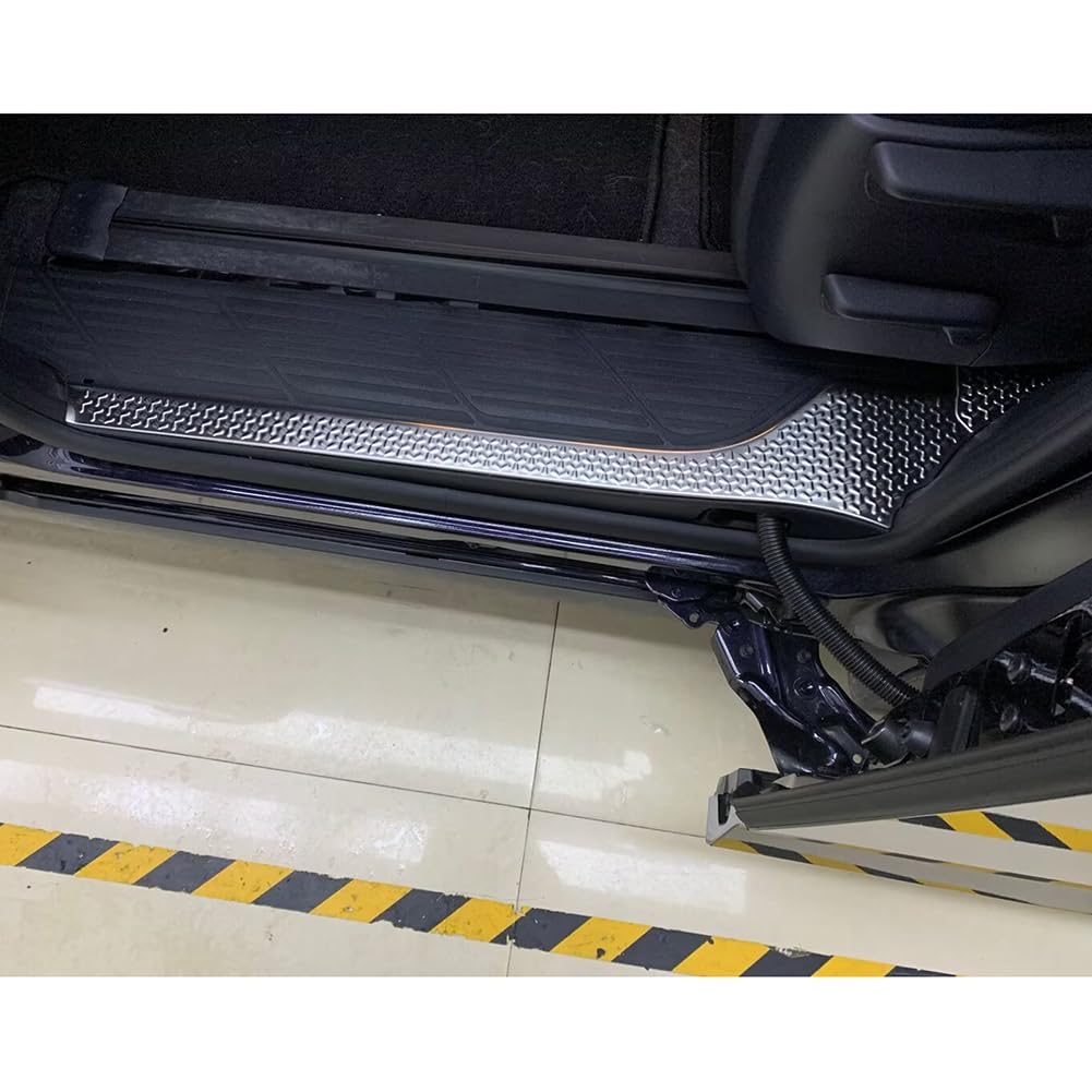 RUIQ Toyota New 90 Series 2022 Exclusive Interior Stainless Steel Step Garnish Side Step Garnish Exclusively Designed for Toyota Voxy/Noah (January