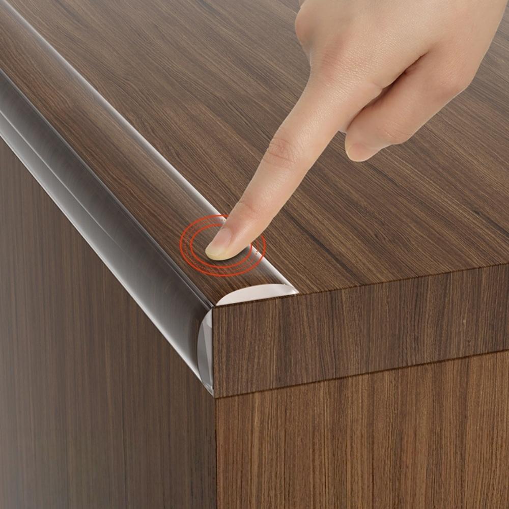1PC Transparent Anti-collision Strip Household Edging Anti-collision Soft Bag Table Corner Silicone Protective Sticker