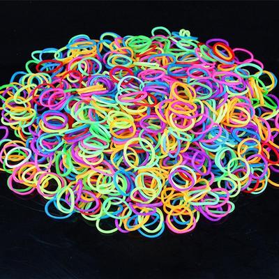 Buono Arcobaleno Fai da te Bambini Elastico Braccialetto Cavigliera Elastici di Gomma Telaio Color Caramella 600 PZ Tessitura Allacciatura