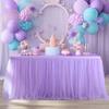 6/9/14FT Table Skirts Birthday Tulle Table Skirting Wedding Party Tutu Tulle Table Skirt Baby Shower Wedding Party Home Decor