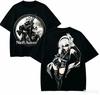 Nier Automata Anime Lover T-shirt Harajuku Cotton New Model High Street Retro Fashion Oversized Unisex Breathable High Quality Short Sleeve Streetwear