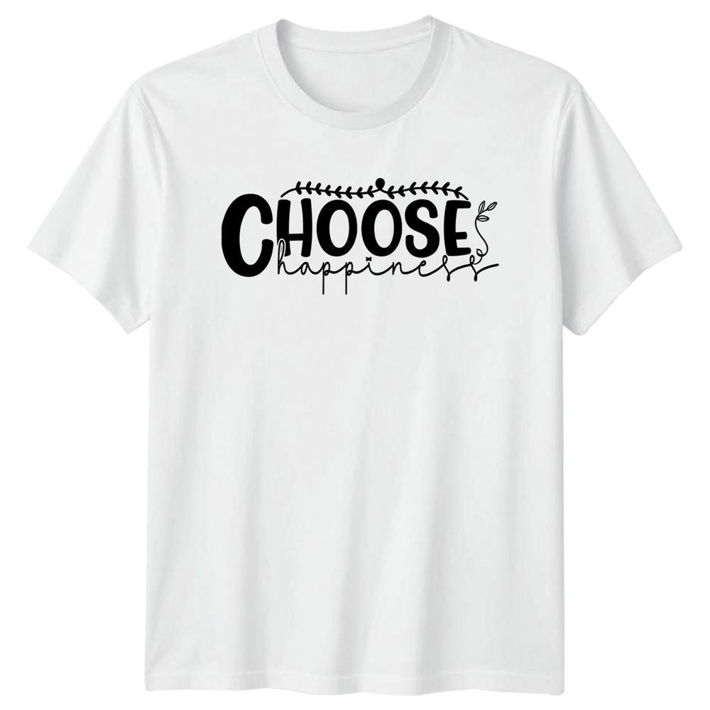 Choose Happiness TShirt Motivational Inspirational Gift For Him And Her S