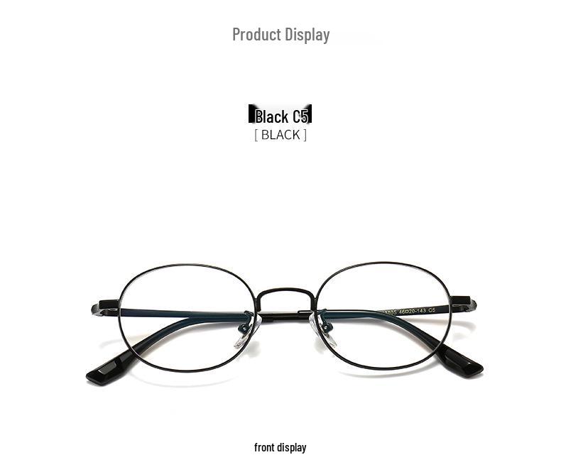 STUDIOMUKU High Power Wide Rim Round Eyeglass Frame - Thick, Stylish Accessory for Men & Women with Myopia
