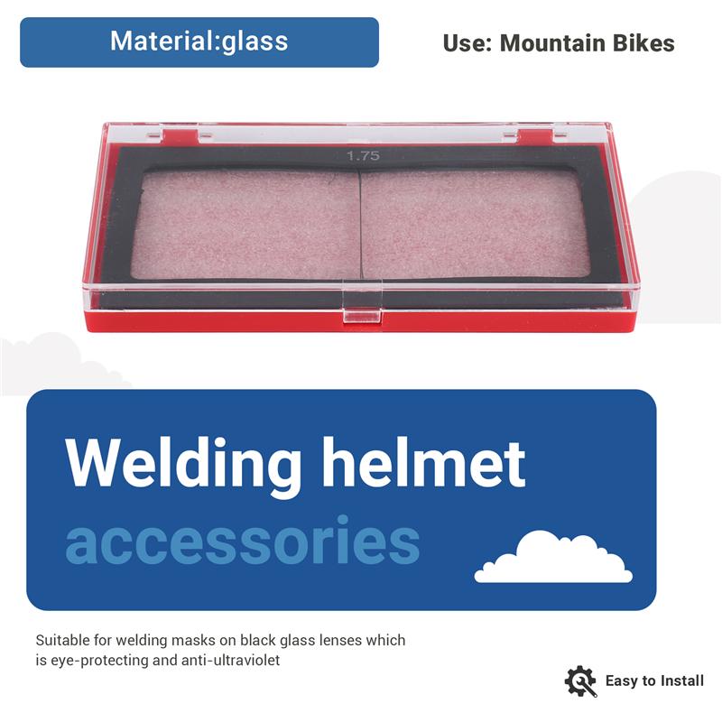 ABBY-Arc Welding Magnifier Lens Welder Screen Helmet Glass Anti-Glare Welding Mask Goggles