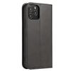 For iPhone 11 Pro Max 6.5 inch Calf Texture Phone Shell Wallet Phone Cover Auto-absorbed Leather Stand Case