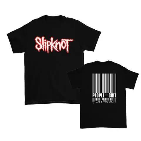 

Летняя футболка с коротким рукавом Slipknot Live Knot Band Rock, Европейский и американский уличный стиль, Свободная и плотная, 100% хлопок, Мужская 4XL