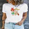 Spot Women's Summer T-Shirt Printed Fashion Casual Cute Short Sleeve Women's Eye Printed Short Sleeve T-Shirt