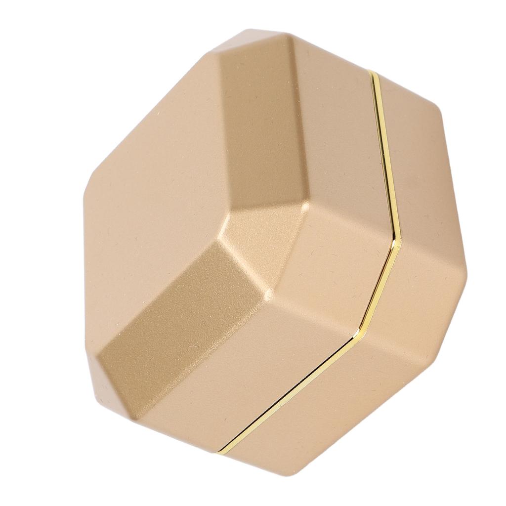 LED Light Ring Box Jewelry Display Gift Box Jewelry Storage Case for Engagement WeddingGolden