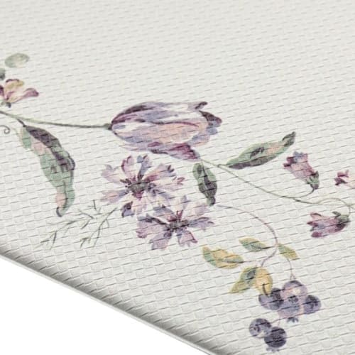 Nitori (NITORI) Deco Home Wipeable Kitchen Cushion Floor Mat, PVC, Hanagara IV, 45 x 240 mm, NN7, 5773132