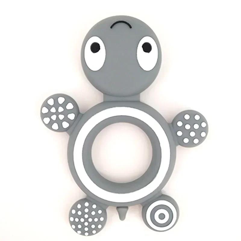 Silicone Baby Teethers Turtle 1PC Food Grade Tortoise Silicone Tiny Rod Children's Goods Nurse Gift Baby Teether Toys