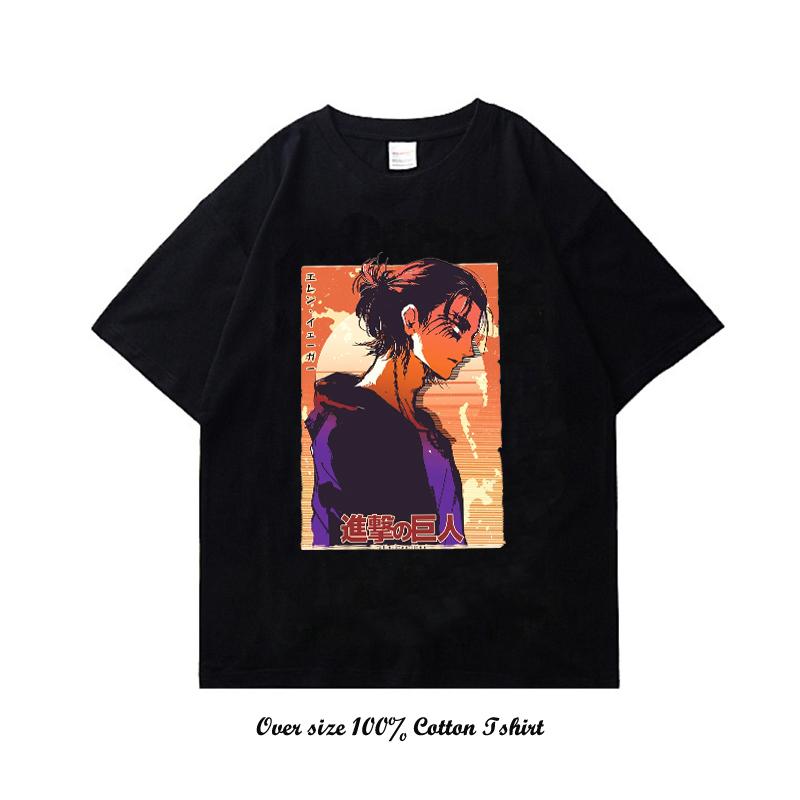 

Мужские футболки в стиле хип-хоп, уличная одежда, японский аниме-принт, большие топы, летняя футболка с коротким рукавом из хлопка в стиле Харадзюку XXXXL