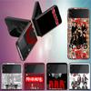 Fashion RBD Rebelde For Samsung Galaxy Z Flip 5 4 3 Case Shockproof Hard Cover Phone Z Flip 6 7 5G Z Flip 5 4 5G TPU PC Hard C
