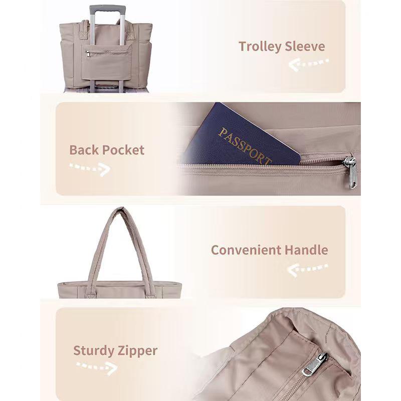 Tote Bag Ladies' Light Shoulder Bag Casual Computer Travel Handbag