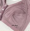 2024 Front Buckle Cotton Bras for Middle-Aged and Elderly Mothers - No Underwire, Vest Style, Supportive Fit