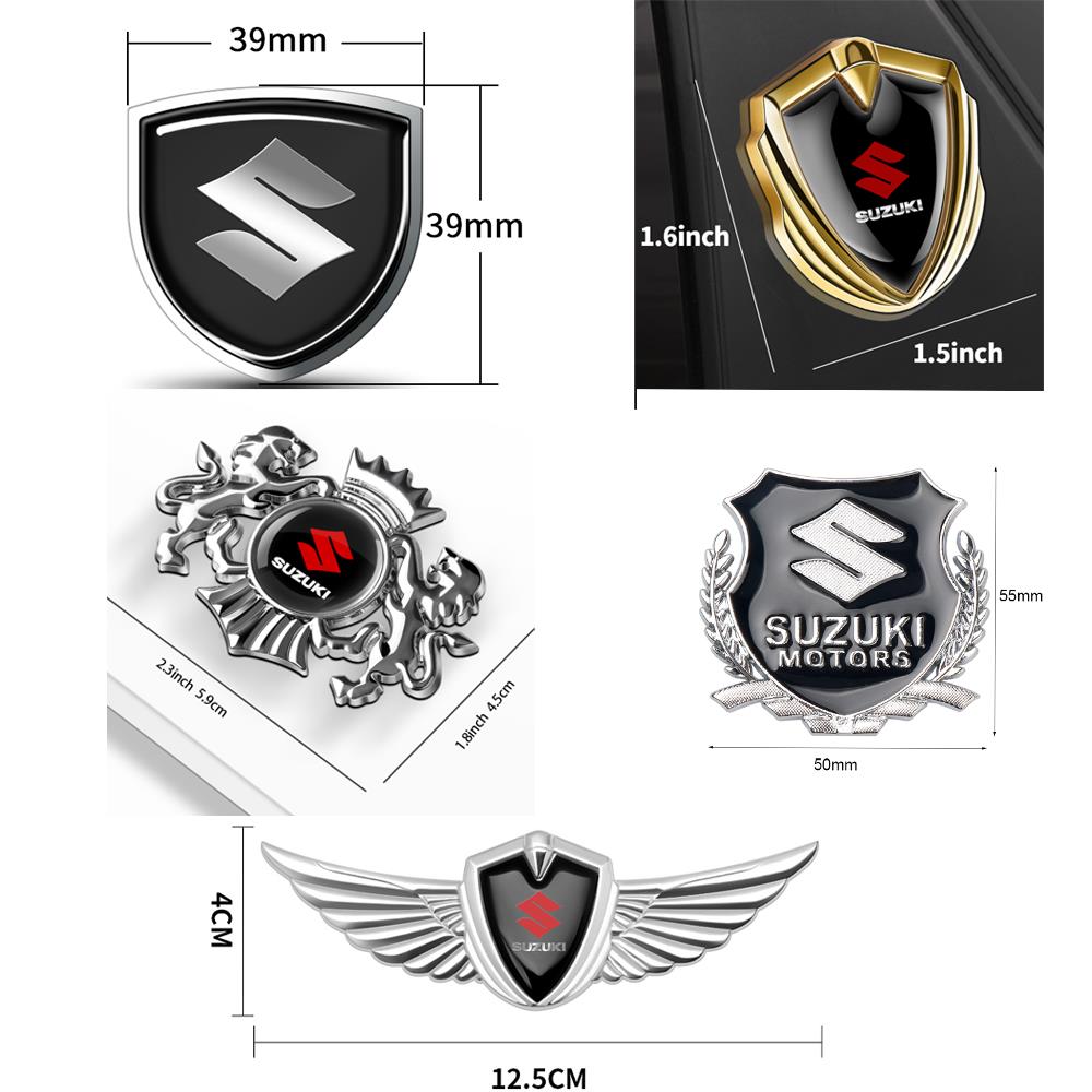 Adesivo Emblema Metallo 3D per Auto Decorazione Body Trunk Badge Accessori Per Suzuki Ignis Grand Vitara Swift SX4 Jimny Samurai valvola